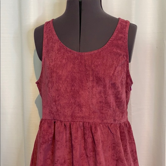 Listicle Corduroy Plum Dress - Picture 2 of 7